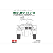 Rye Field Models 5044 1/35 Workable Track Links for British Sherman VC Firefly/M3/M4A1/M4A/ M4 Early