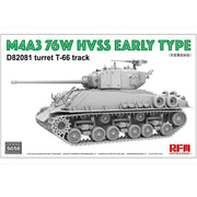 Rye Field Models 5058 1/35 M4A3 76W HVSS Early Type D82081 Turret T-66 Track