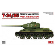 Rye Field Model 5059 1/35 T-34/85 Chinese Volunteer 215 Plastic Model Kit