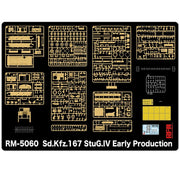 Rye Field Models 5060 1/35 Sd.Kfz.167 StuG.IV Early Production with Workable Track Links Without Interior
