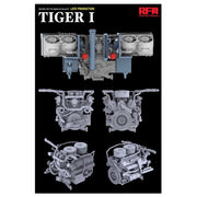 Rye Field Models 5080 1/35 Tiger I Late Production Zimmerit & Full Interior