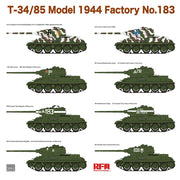 Rye Field Models 5083 1/35 T-34/85 Model 1944 Factory No.183