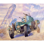Roden 1/72 British Armoured Car Pattern 1920 Mk.II Modified with Sand Tyres