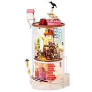 Robotime Rolife DIY Mini Glass House Secluded Neighbour