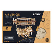 Robotime ROKR Mechanical Gears Air Vehicle