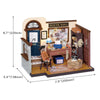 Robotime Rolife DIY Mini House Moses Detective Agency