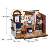 Robotime Rolife DIY Mini House Moses Detective Agency