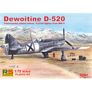 RS Models 92091 1/72 Dewoitine D-520 Bulgaria Plastic Model Kit