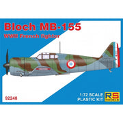 RS Models 92248 1/72 Bloch MB-155 WWII French Fighter Plastic Model Kit