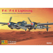 RS Models 92254 1/72 F-4 / F-4A Lightning Plastic Model Kit