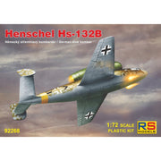 RS Models 92268 1/72 Henschel Hs-132B With 2 x 20mm MG 151 Cannon