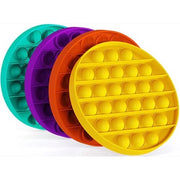 Push and Pop Round Fidget Toy Assorted Colours