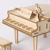 Robotime Classical 3D Wooden Grand Piano 74pc
