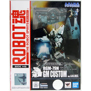 Bandai Tamashii Nations RT59519L Robot Spirits Side MS RGM-79N GM Custom Anime Version Gundam 0083