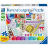 Ravensburger 16440-0 Needlework Station 500pc Large Format Jigsaw Puzzle