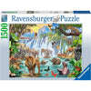 Ravensburger RB16461-5 Waterfall Safari 1500pc Jigsaw Puzzle 