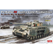 Rye Field Model 5033 1/35 Pz.Kpfw.IV Ausf.J Late Production/Pz.Beob.Wg.IV Ausf.J 2in1 Plastic Model Kit 
