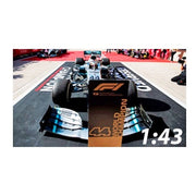 Spark S6099 1/43 Mercedes-AMG F1 W10 EQ Power+ #44 Lewis Hamilton 2nd USA GP 2019 F1 Drivers Champion with Pit Board