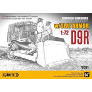 Sabre Model 72C01 1/72 D9R Armoured Bulldozer with Slat Armour