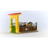 Schleich 42609 Pony Box With Iceland Pony Stallion