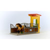 Schleich 42609 Pony Box With Iceland Pony Stallion