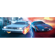 Scalextric C1431 Back to the Future vs Knight Rider Slot Car Set
