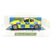 Scalextric C4165 BMW 330i M-Sport Police Car Slot Car