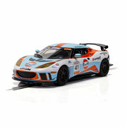 Scalextric C4183 Lotus Evora GT4 Gulf Slot Car