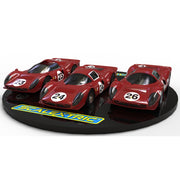 Scalextric C4391A 1967 Daytona 24 Slot Car Triple Pack Limited Edition