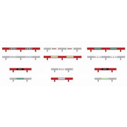 Scalextric C8191 Crash Barriers With Stickers