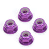 Schumacher U2135 M4 Nyloc Wheel Nut Purple Alloy 4pc