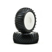 Schumacher Spiral 1/8 Pre Glued Tire Yellow