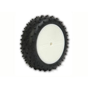 Schumacher Mini Spike2 Pre Glued Yellow Front 4WD Hex (pr)