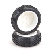 Schumacher U6893 Mezzo Tyre Front 4WD Yellow Pre Glued PR