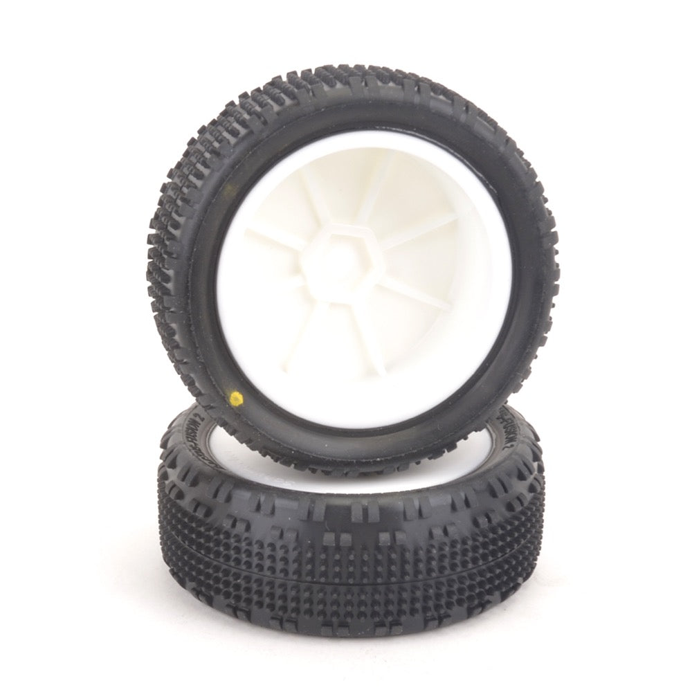 Schumacher U6898 Cactus Fusion 2 1/10 4WD Tyres Yellow Pre Glued | Metro  Hobbies