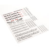 Schumacher U8091 Storm ST Decals