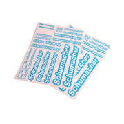 Schumacher U8587 Schumacher Decal Sheet Neon Blue 2pc