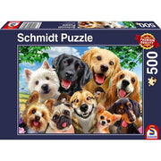 Schmidt Dog Selfie 500pc Jigsaw Puzzle
