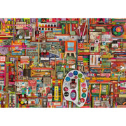 Schmidt Shelley Davies Vintage Artists Materials 1000pc Jigsaw Puzzle