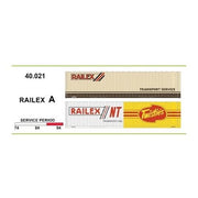 SDS Models HO 40ft Jumbo Containers Railex 2 Pack A