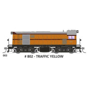 SDS Models HO 802 SAR Traffic Yellow 800 Class Locomotive
