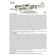 Special Hobby 48145 1/48 Fairey Firefly Mk.I