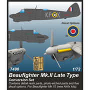 CMK7490 1/72 Bristol Beaufighter Mk.II Late Type Conversion Set