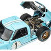 Shelby 1/18 No.1 1966 GT40 MK11 Gulf Blue LeMans Winner
