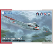 Special Hobby 72453 1/72 De Havilland DH.100 Vampire Mk.3 European and American Users