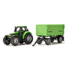 Siku 1606 Deutz-Fahr with Fortuna 4 Wheel Trailer Series 16