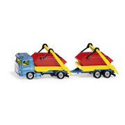 Siku 1695 Truck with Skip and Trailer Series 16