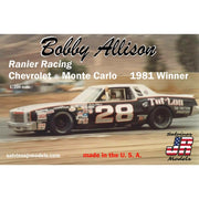Salvinos J R BAMC1981R 1/25 Bobby Allison No.28 Ranier Racing Chevy Monte Carlo 1981 Plastic Kit