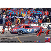 Salvinos J R 28015 1/25 Richard Petty Racing 1980 Chevrolet Monte Carlo Reverse Paint