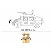 Sluban Model Bricks Hummer H2 Assault Vehicle